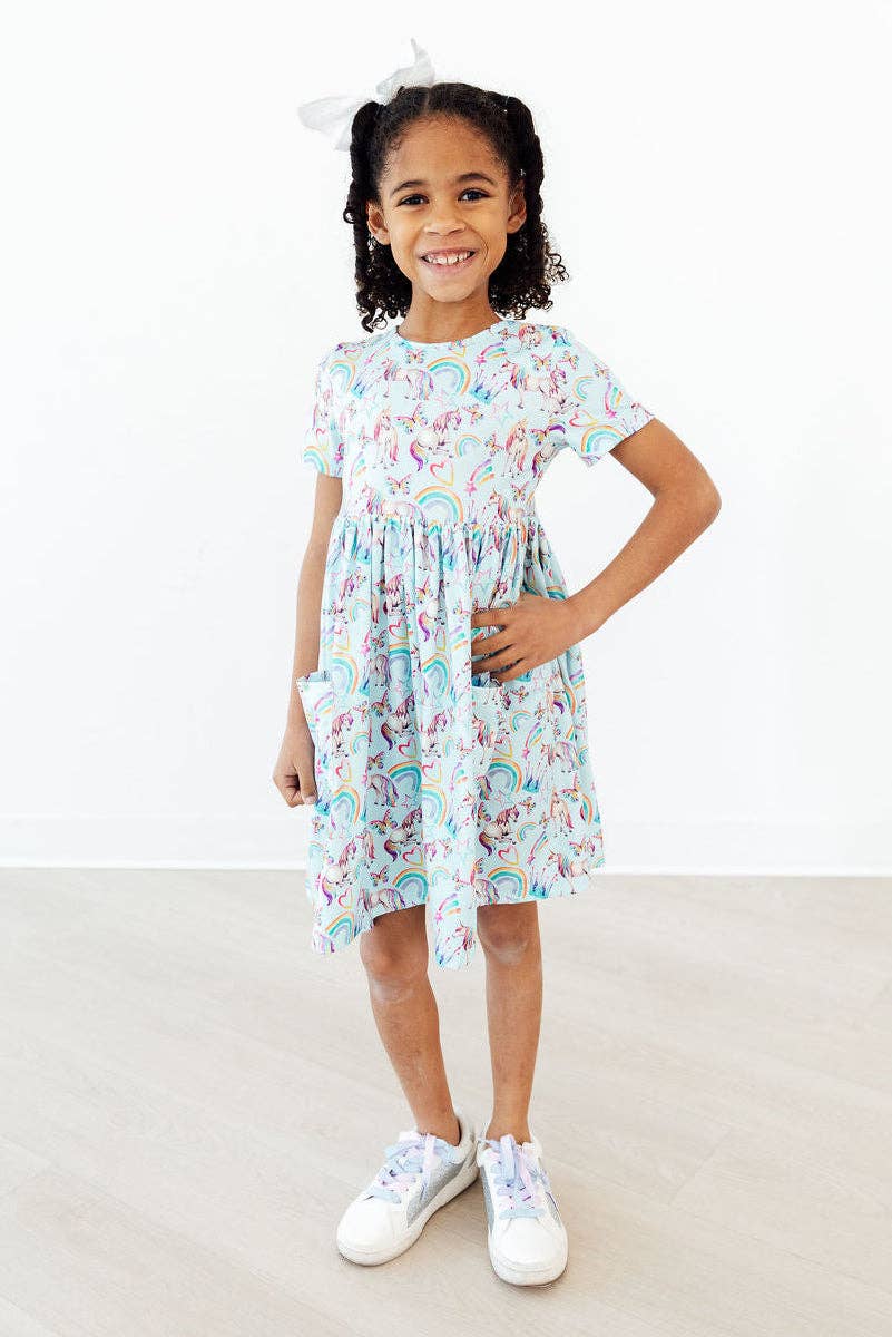 Unicorn Queen S/S Pocket Twirl Dress - COMING SOON!